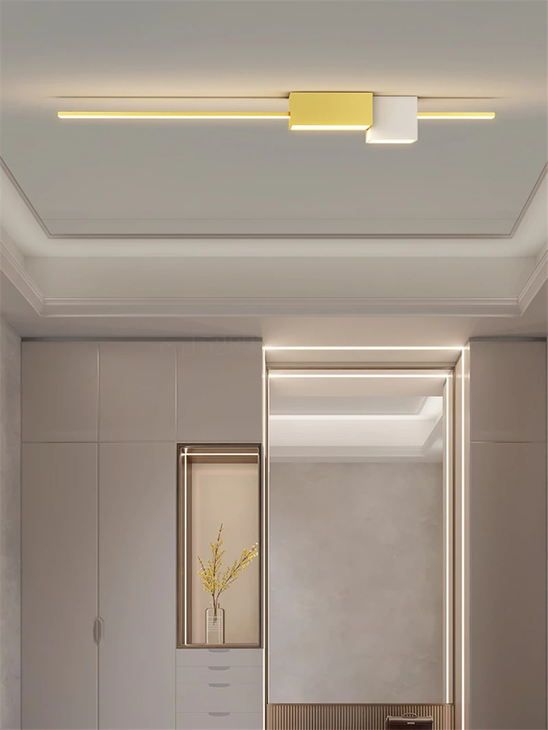 Постмодернистский минималистичный светодиодный потолочный светильник Nordic Indoor Decor Потолочный светильник для гостиной, спальни, коридора, домашнего освещения