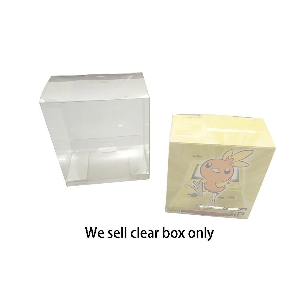 Прозрачный защитный чехол из ПЭТ Для GBA SP Pokemon game ограниченная версия дисплей коробка для хранения Коллекционный чехол