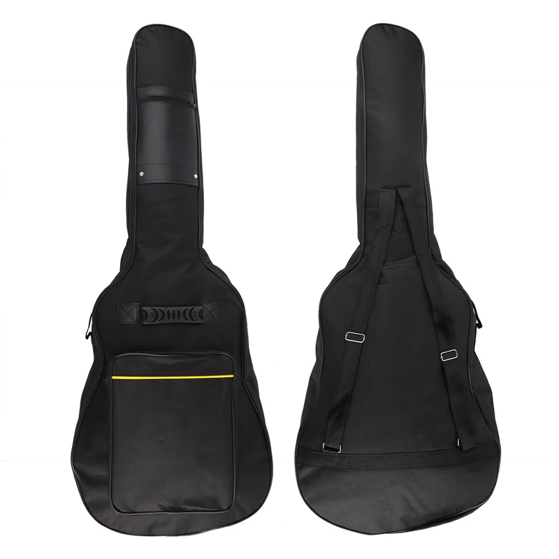  сверхлегкий чехол для гитары 40/41 дюйма оксфордская ткань для акустической гитары рюкзак водонепроницаемый мягкий сумка для укулеле двойные плечевые ремни сумки