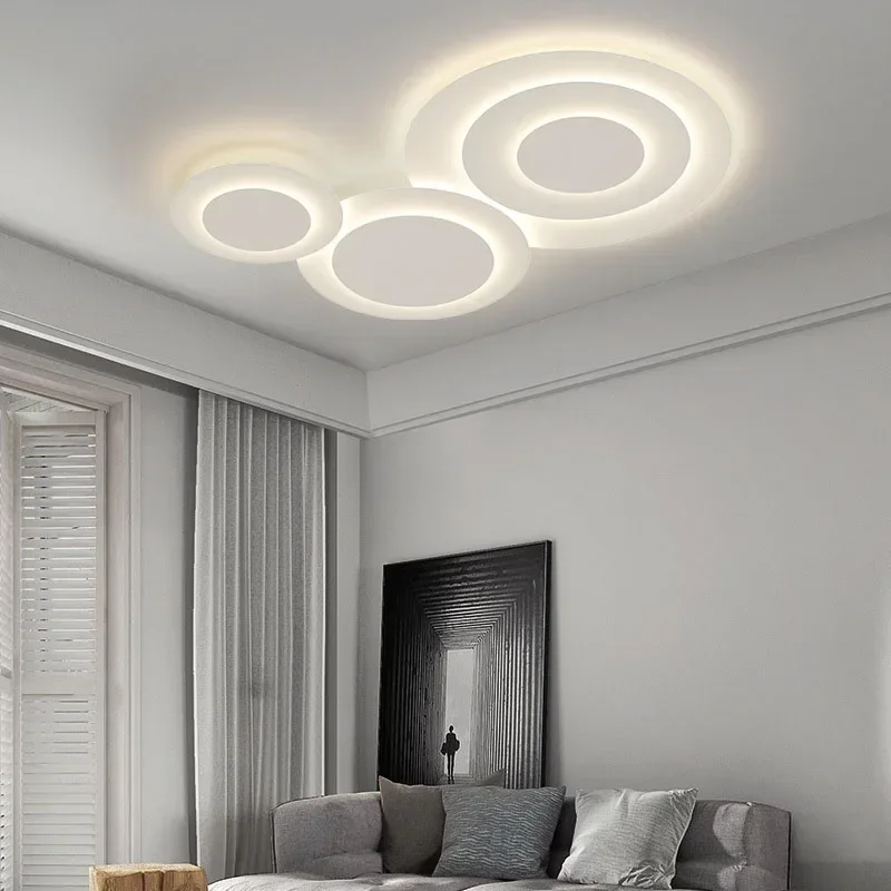 Современный светодиодный минималистичный потолочный светильник для гостиной, столовой, спальни, прохода, дома, кабинета, балкона, осветительных приборов, внутреннего декора