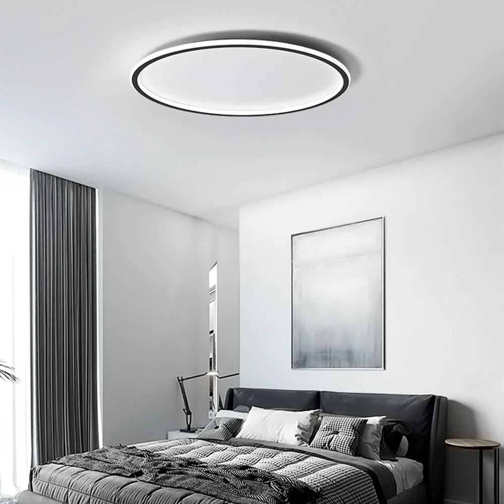  ультратонкие светодиодные потолочные светильники 33 Вт 44 Вт 55 Вт 66 Вт Современные панельные потолочные светильники для гостиной, спальни, кухни, внутреннего освещения