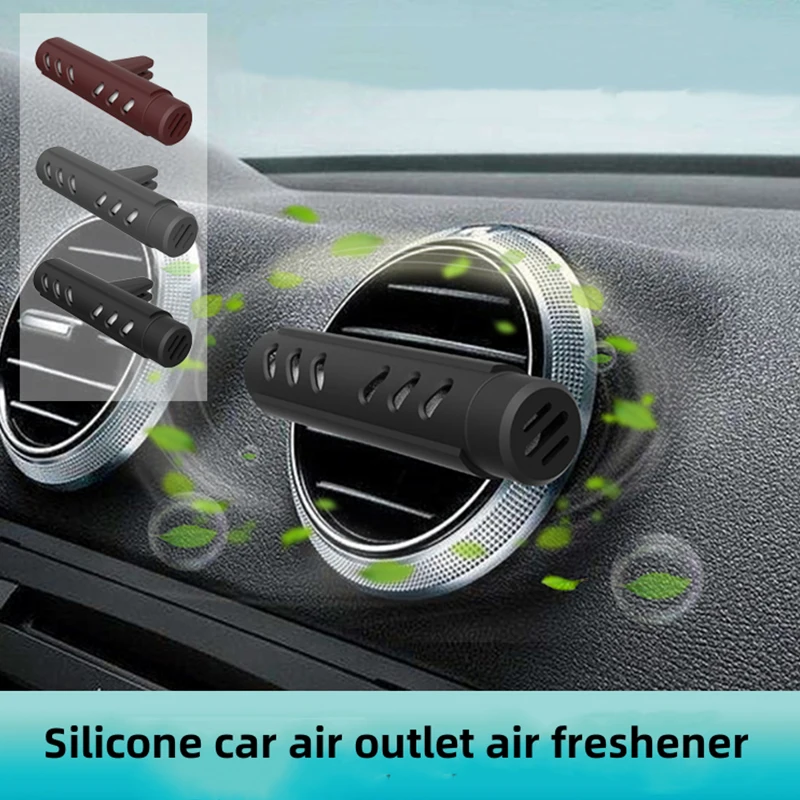Универсальный силиконовый автомобильный освежитель воздуха Зажим для выхода воздуха Авто Интерьер Твердый Парфюм Очиститель Воздуха Кондиционер Вентиляционное отверстие Парфюм