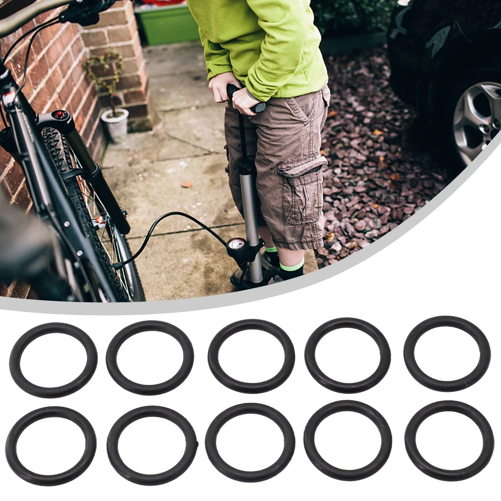 уплотнительное кольцо уплотнительная прокладка велосипед резиновое кольцо удобное уплотнительное кольцо велосипедного насоса уплотнительные кольца 10 штук для насосов 37 мм и 28 мм
