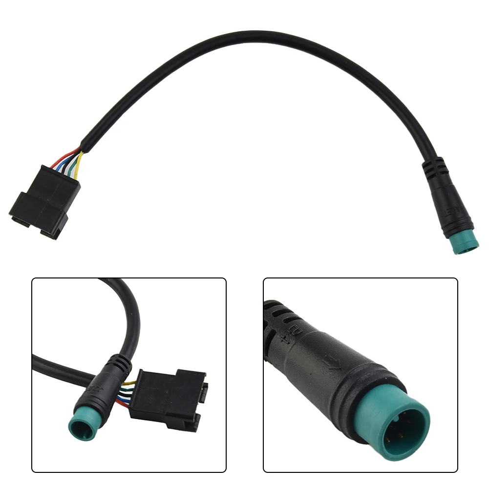  черный прочный ремешок новый кабель адаптера кабель 1 шт. 5pin для дисплея KT водонепроницаемые аксессуары для электровелосипедов электрический велосипед